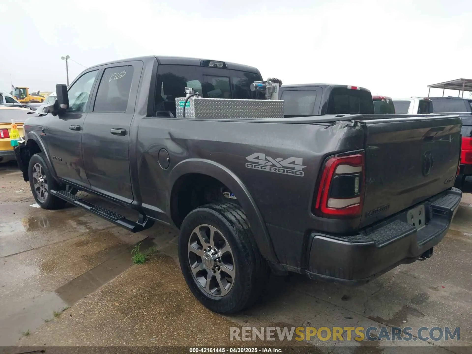 3 Photograph of a damaged car 3C6UR5FLXMG590626 RAM 2500 2021