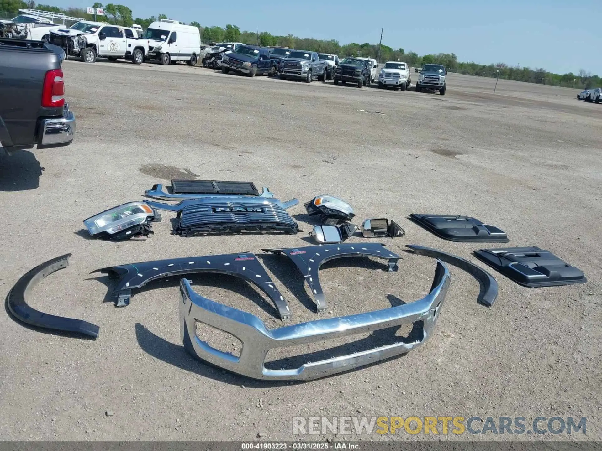 12 Photograph of a damaged car 3C6UR5FLXMG630400 RAM 2500 2021