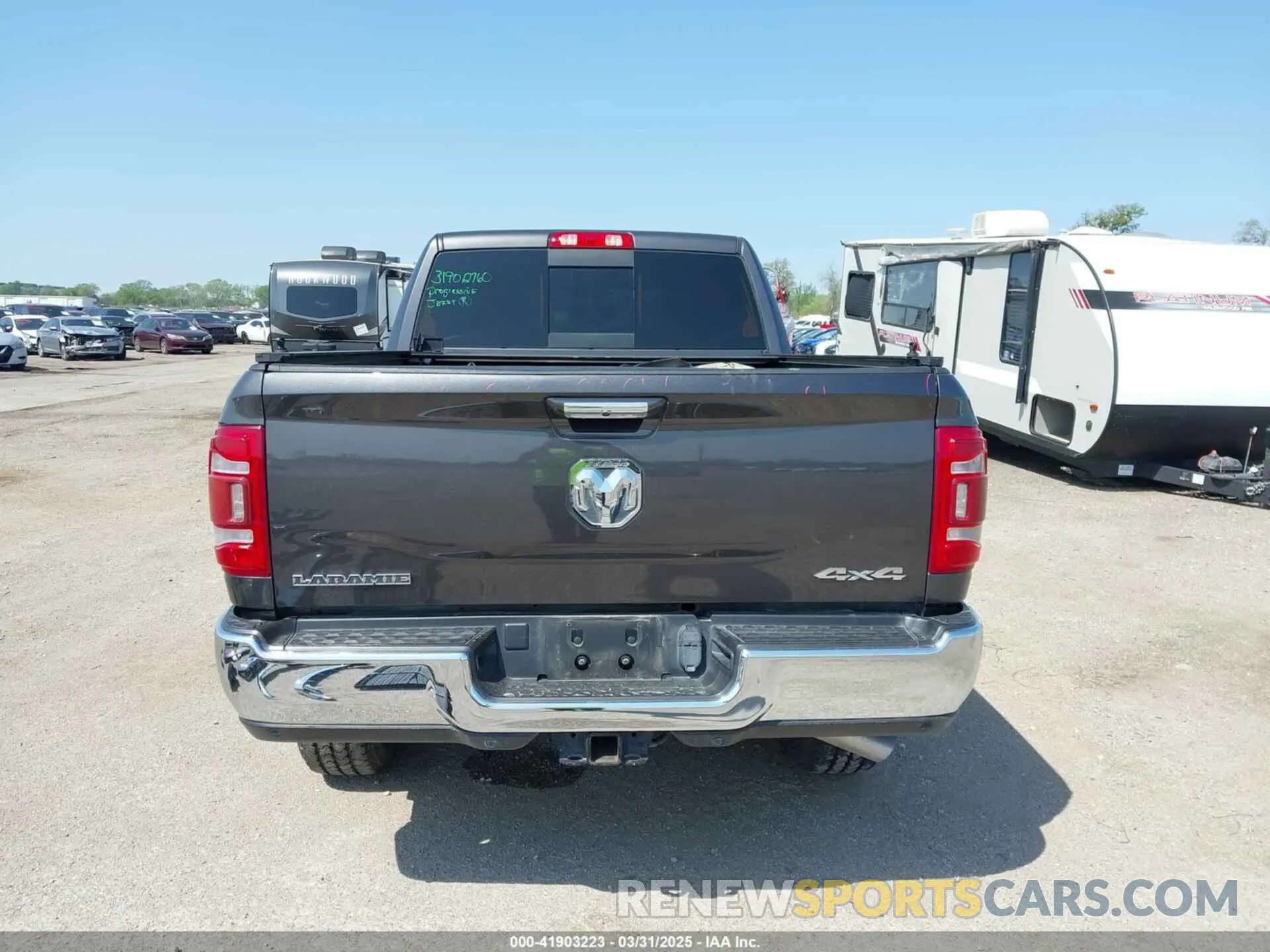 17 Photograph of a damaged car 3C6UR5FLXMG630400 RAM 2500 2021