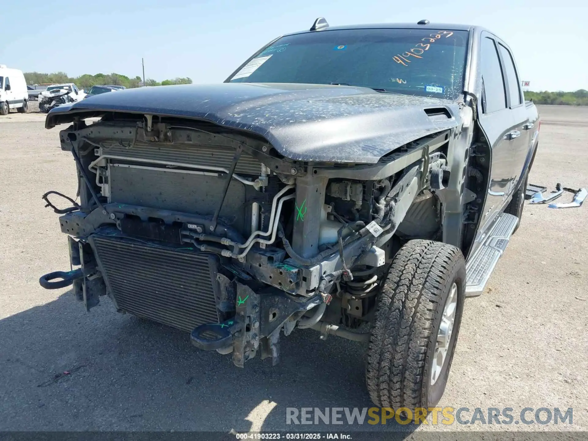 6 Photograph of a damaged car 3C6UR5FLXMG630400 RAM 2500 2021