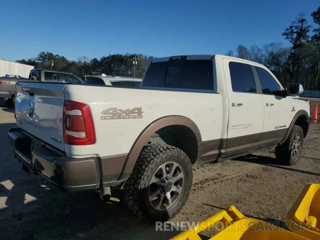 3 Photograph of a damaged car 3C6UR5GL6MG520314 RAM 2500 2021