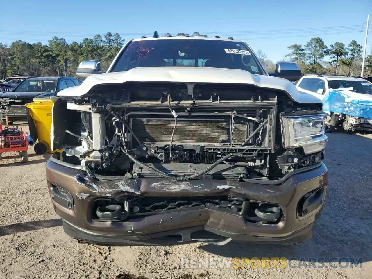 5 Photograph of a damaged car 3C6UR5GL6MG520314 RAM 2500 2021