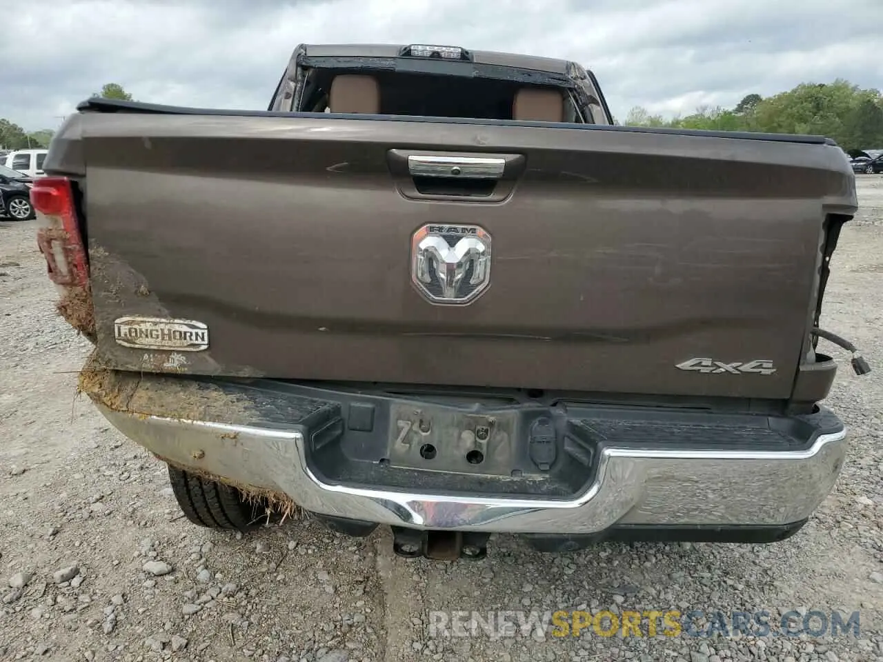 6 Photograph of a damaged car 3C6UR5GL6MG624236 RAM 2500 2021