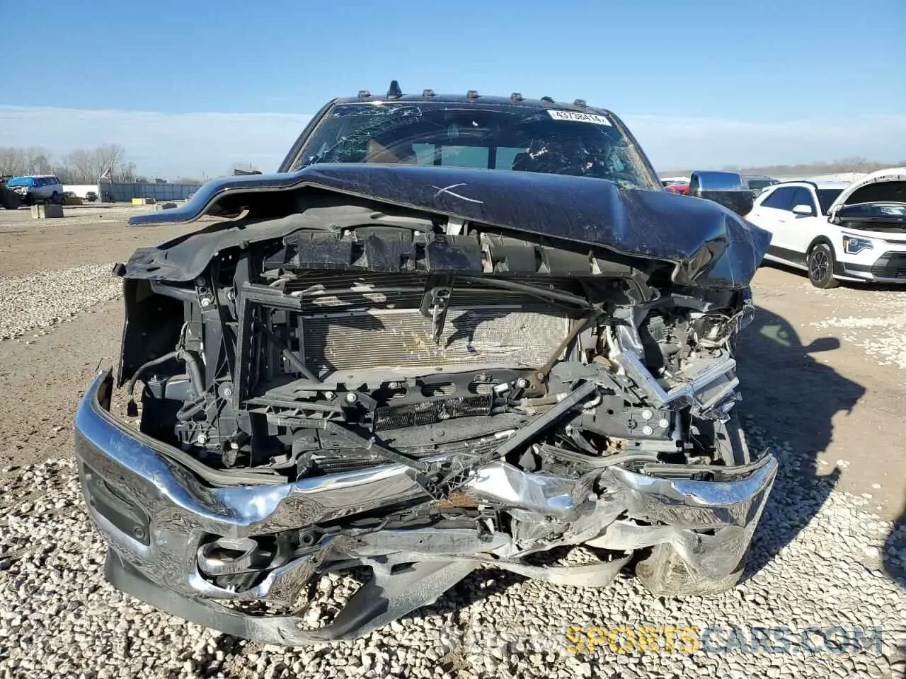 5 Photograph of a damaged car 3C6UR5GL8MG582023 RAM 2500 2021