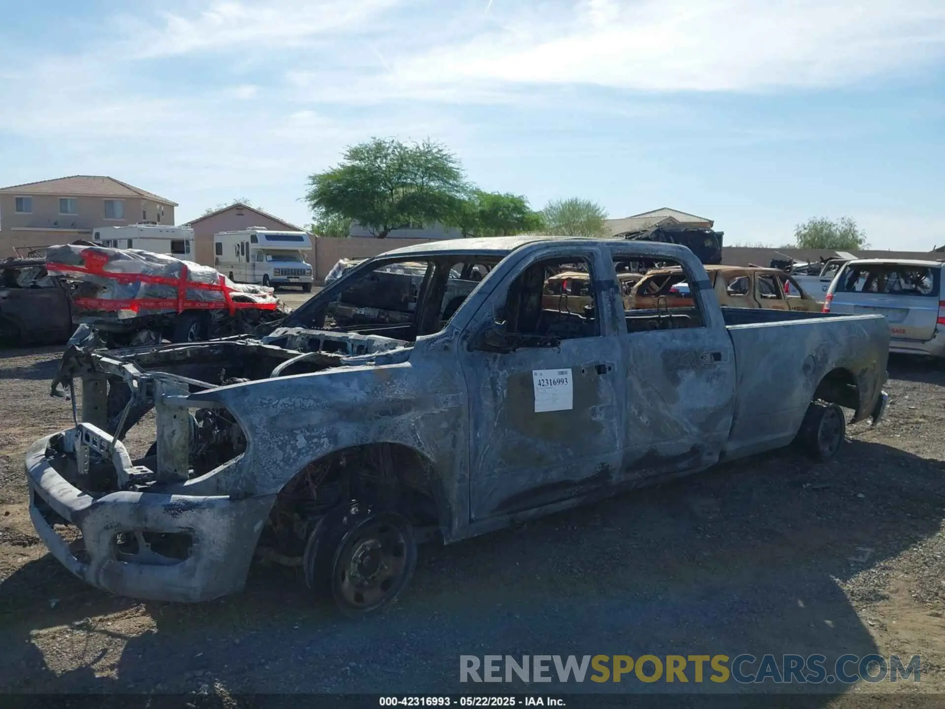 2 Photograph of a damaged car 3C6UR5HJ5MG584910 RAM 2500 2021