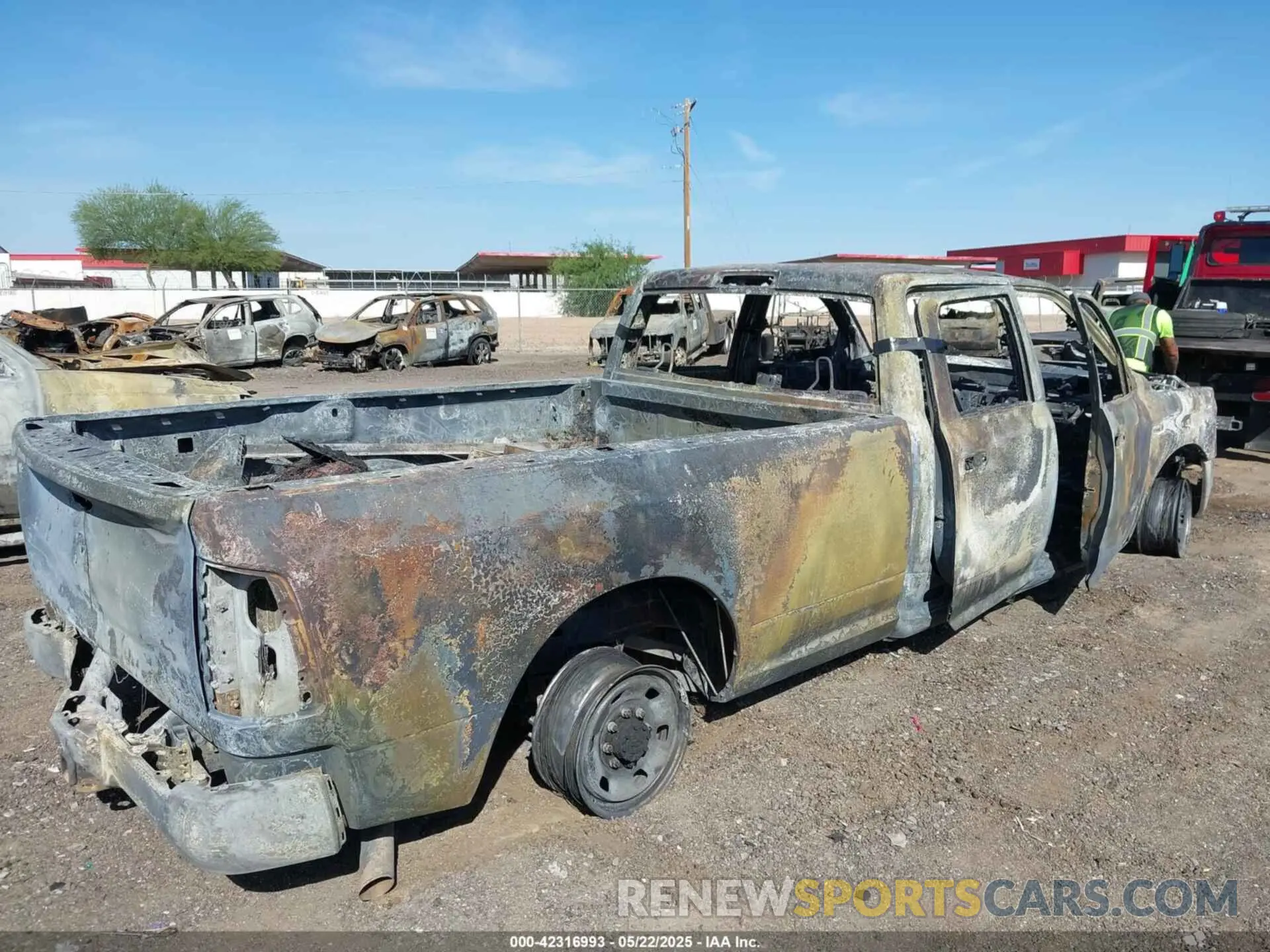 4 Photograph of a damaged car 3C6UR5HJ5MG584910 RAM 2500 2021