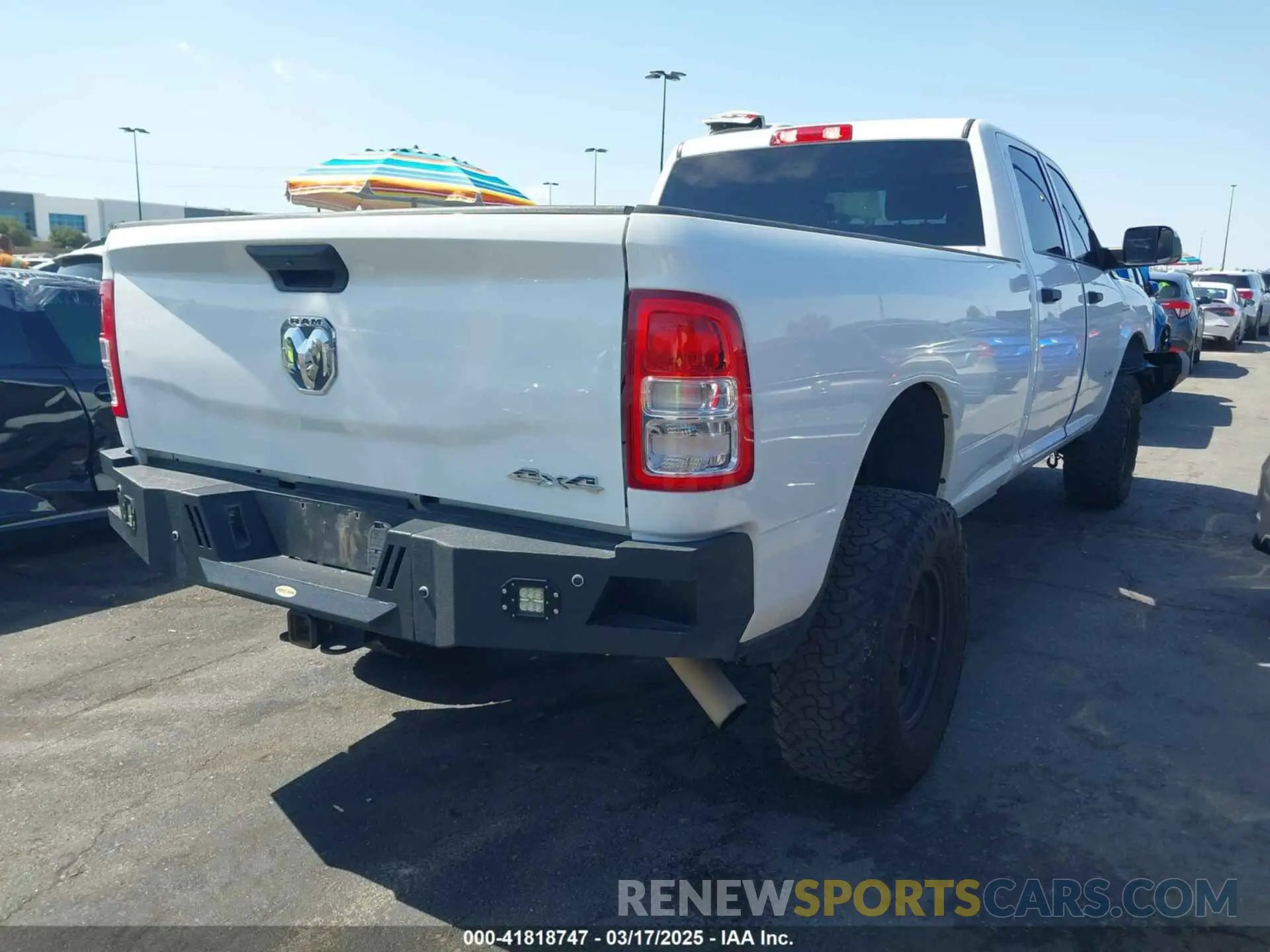 4 Photograph of a damaged car 3C6UR5HJ5MG606694 RAM 2500 2021