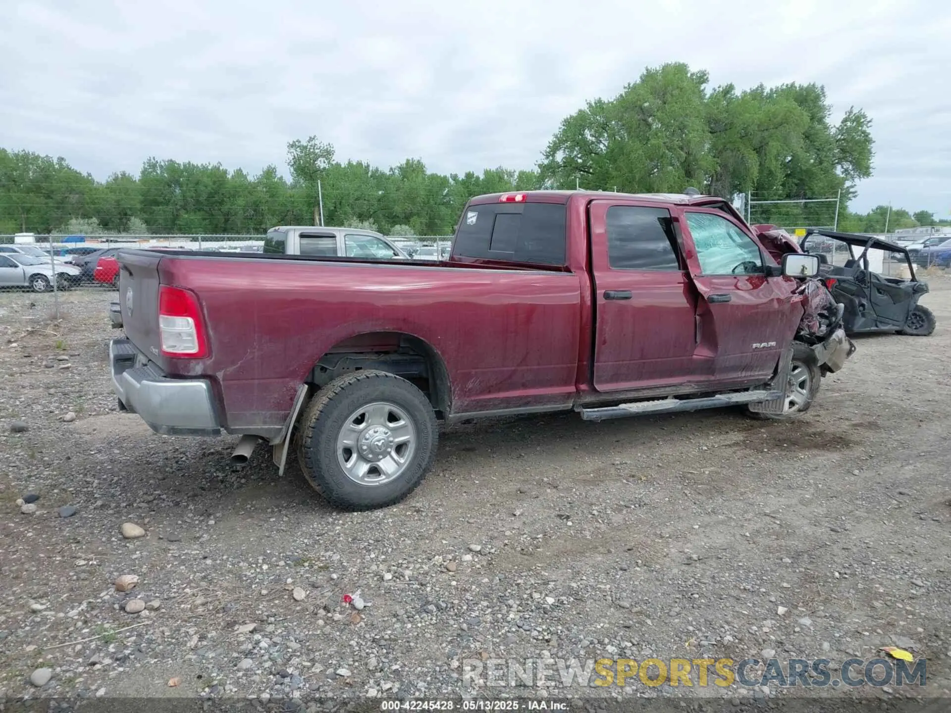 4 Photograph of a damaged car 3C6UR5HJ8MG661057 RAM 2500 2021