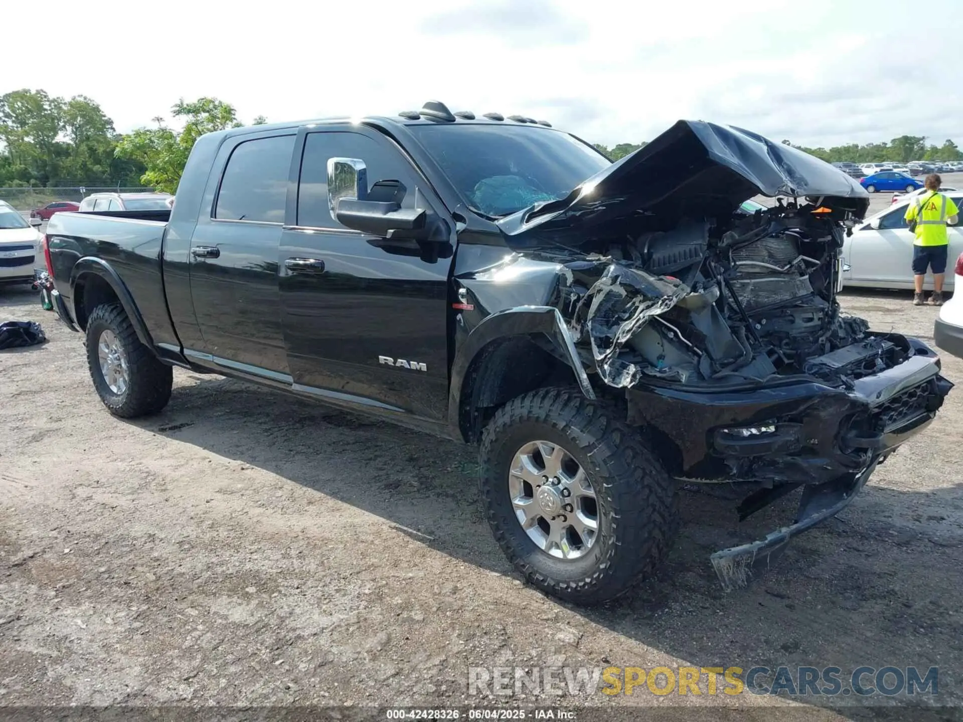 1 Photograph of a damaged car 3C6UR5NL4MG677827 RAM 2500 2021