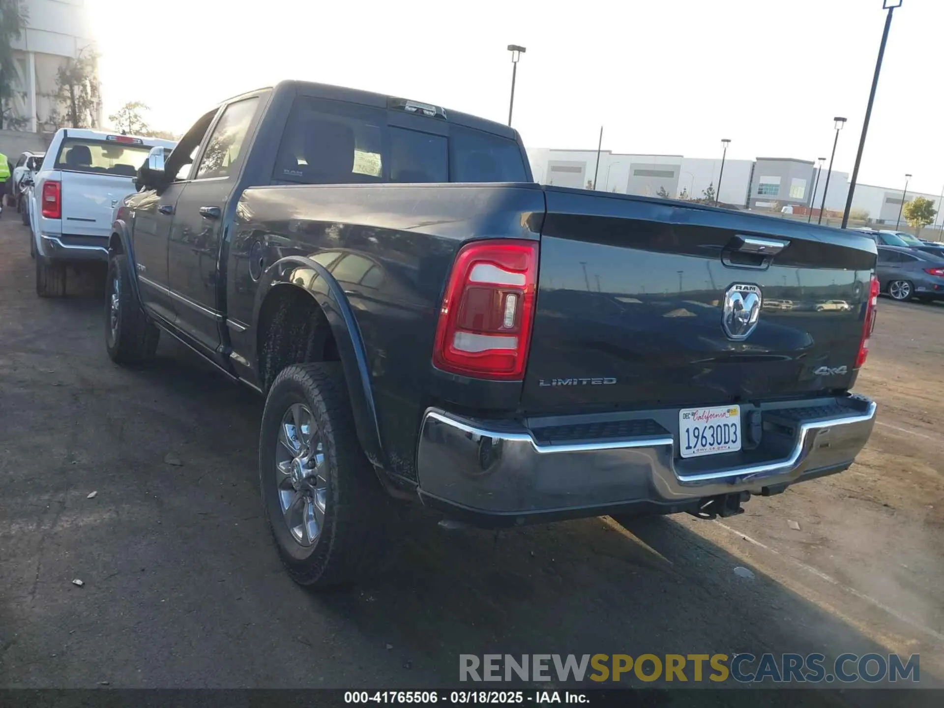 3 Photograph of a damaged car 3C6UR5SJ5MG500657 RAM 2500 2021