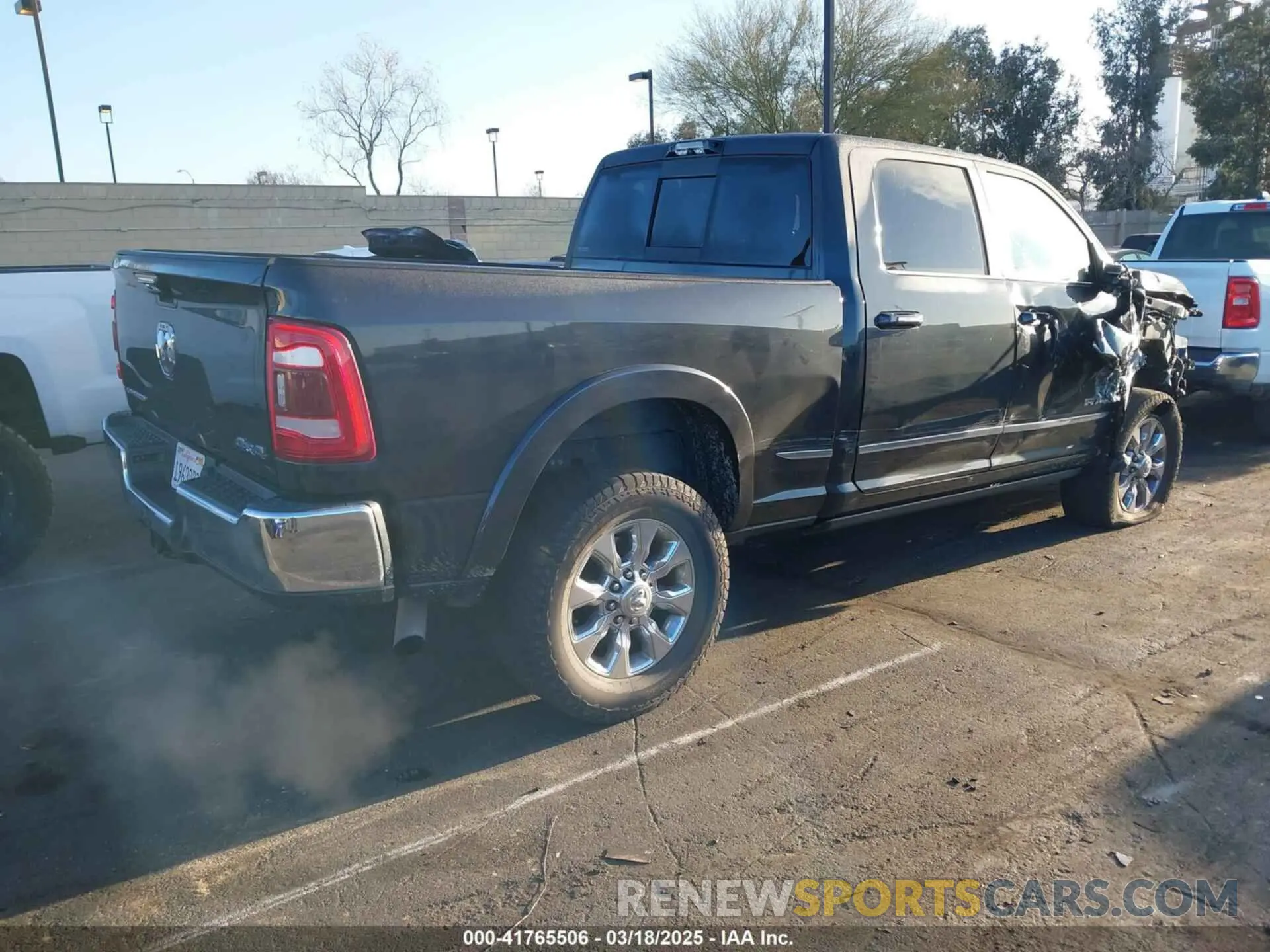 4 Photograph of a damaged car 3C6UR5SJ5MG500657 RAM 2500 2021