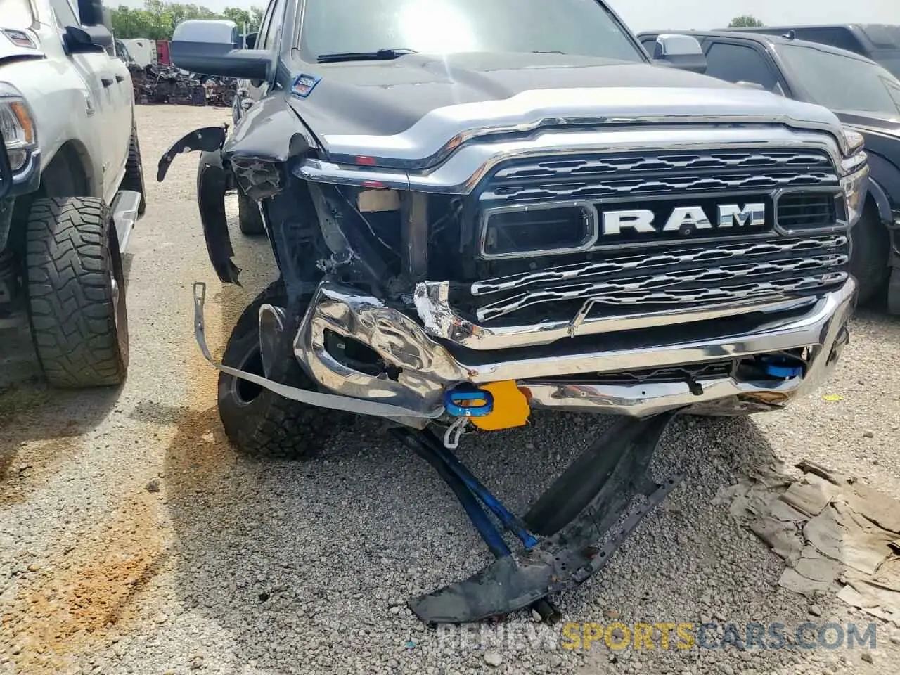 9 Photograph of a damaged car 3C6UR5TL7MG520845 RAM 2500 2021
