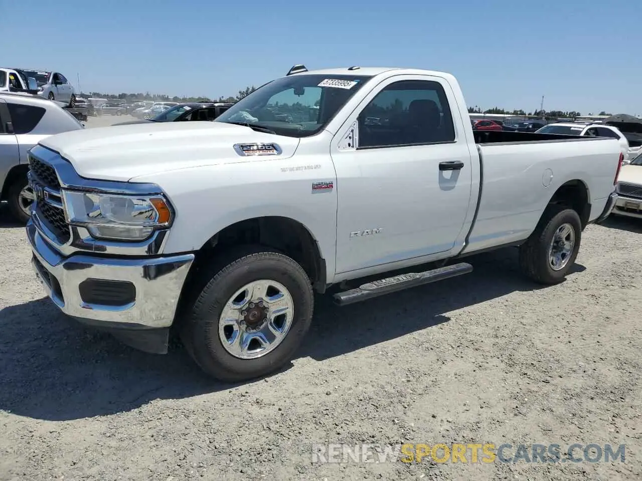 1 Photograph of a damaged car 3C6MR5AJ9NG202258 RAM 2500 2022