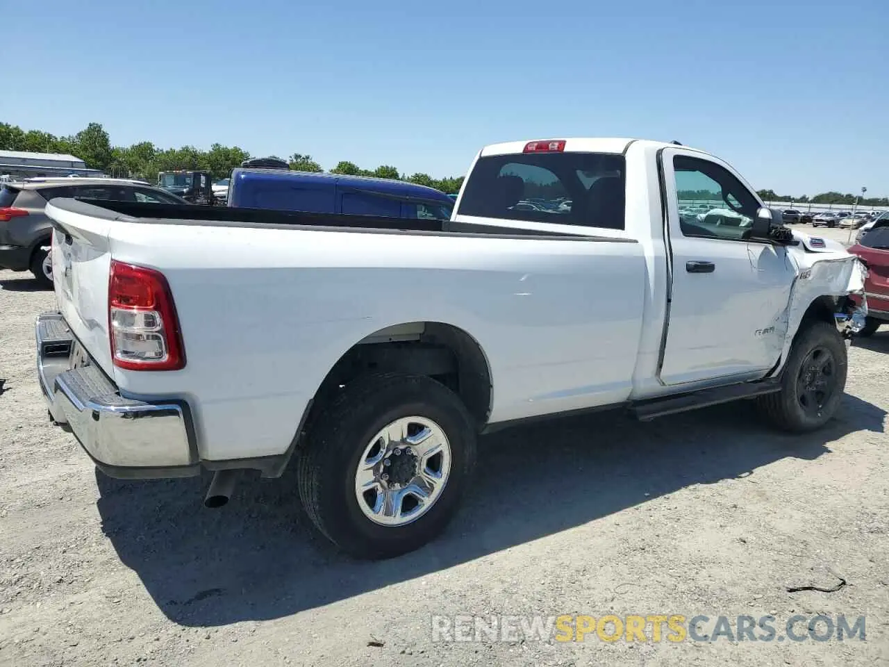 3 Photograph of a damaged car 3C6MR5AJ9NG202258 RAM 2500 2022