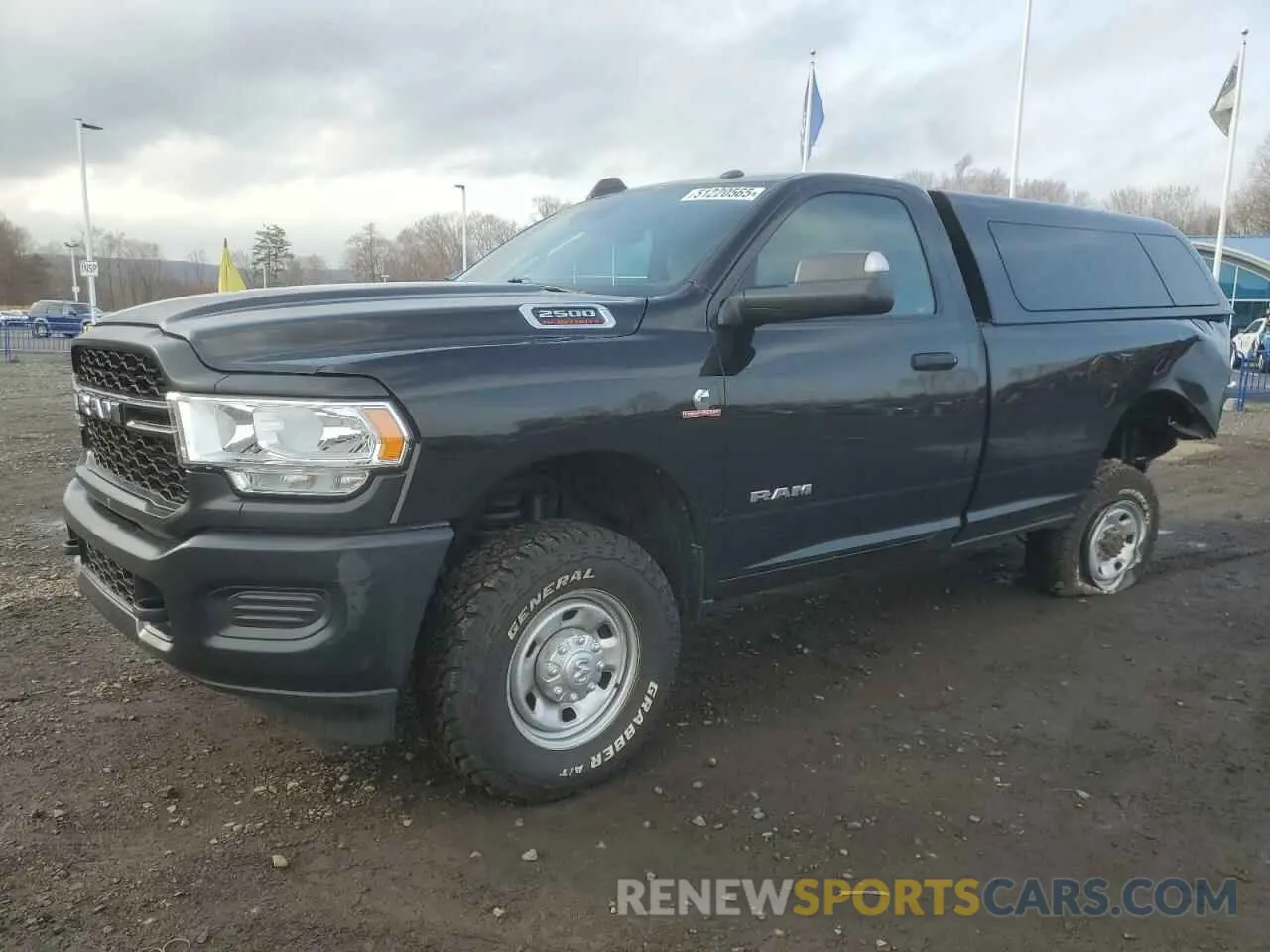 1 Photograph of a damaged car 3C6MR5AL9NG100086 RAM 2500 2022