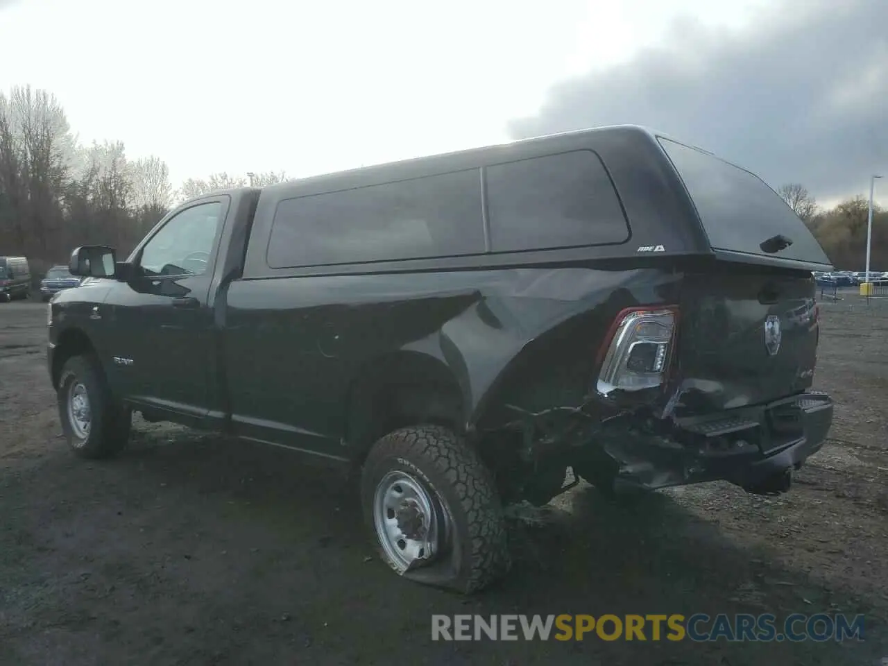 2 Photograph of a damaged car 3C6MR5AL9NG100086 RAM 2500 2022
