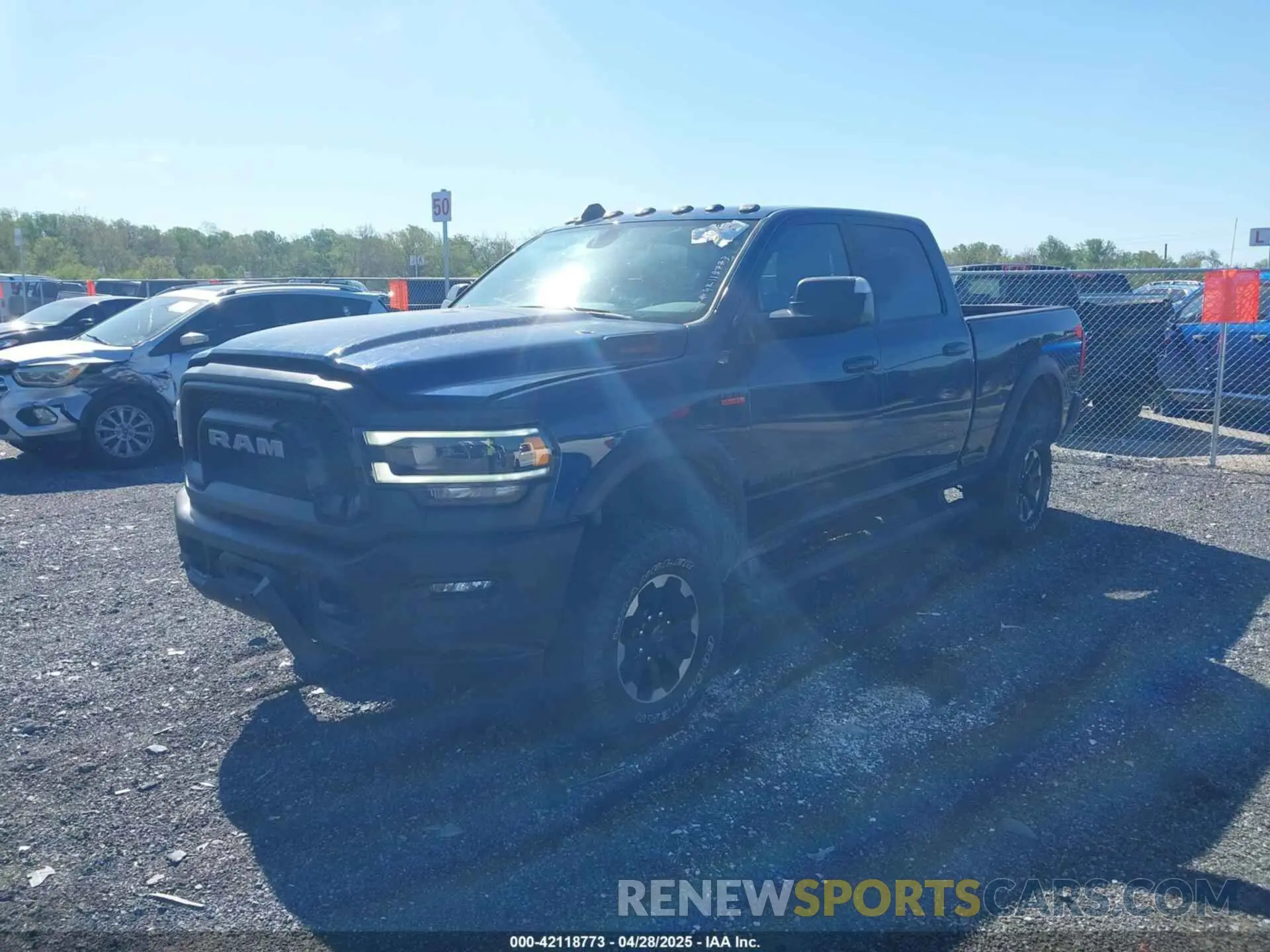 2 Photograph of a damaged car 3C6TR5EJ7NG326339 RAM 2500 2022