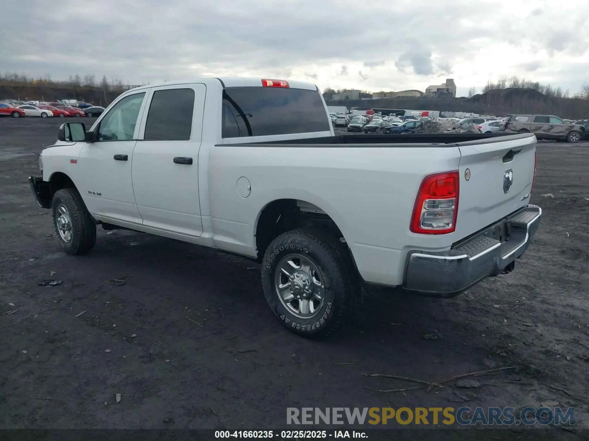 3 Photograph of a damaged car 3C6UR5CJ2NG441695 RAM 2500 2022