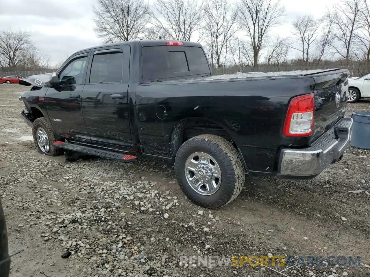 2 Photograph of a damaged car 3C6UR5CJ4NG251655 RAM 2500 2022