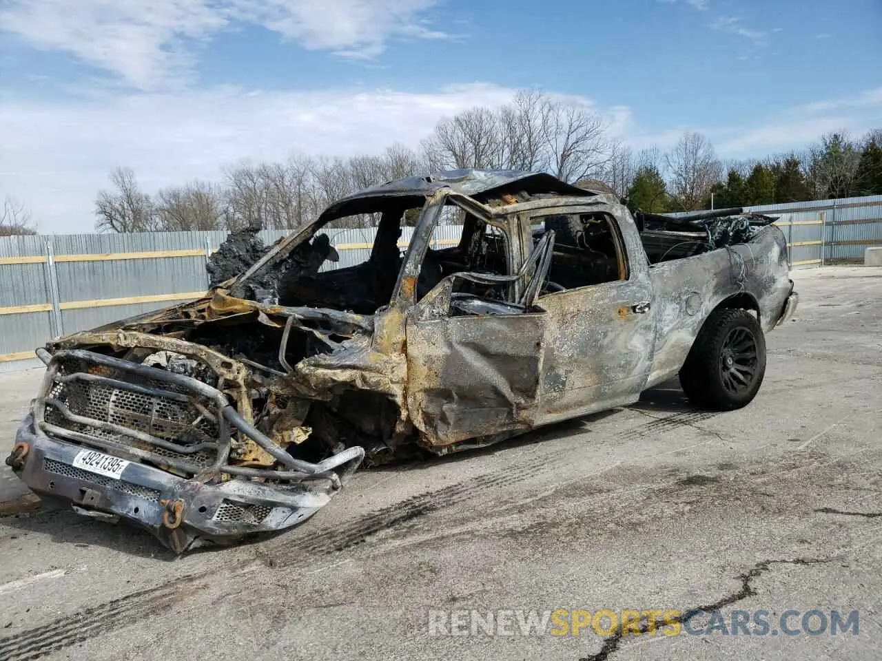 1 Photograph of a damaged car 3C6UR5CJ5NG366667 RAM 2500 2022