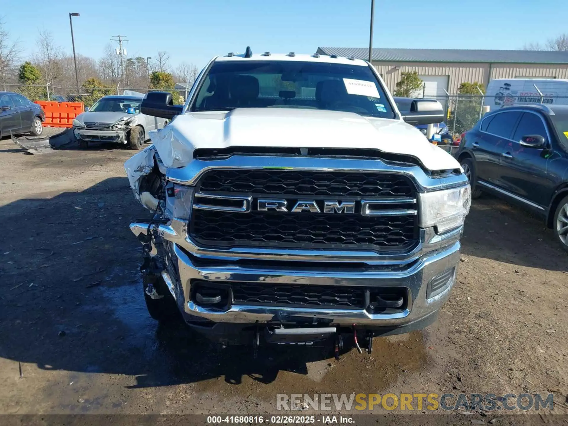 12 Photograph of a damaged car 3C6UR5CJ5NG367849 RAM 2500 2022