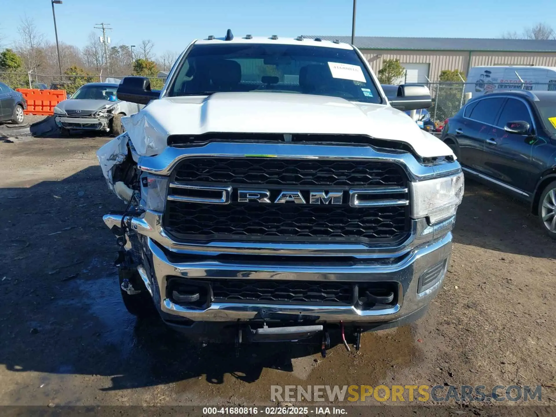 6 Photograph of a damaged car 3C6UR5CJ5NG367849 RAM 2500 2022