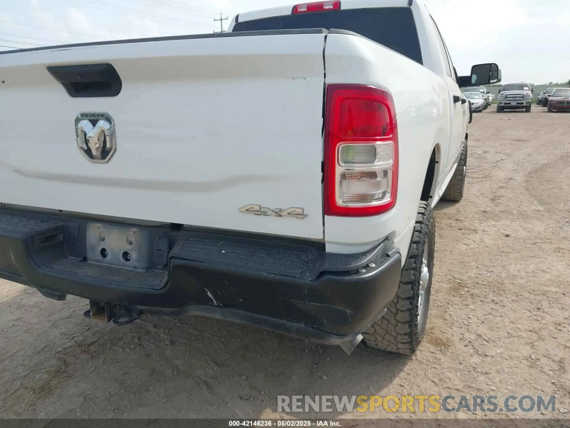 6 Photograph of a damaged car 3C6UR5CJ6NG130982 RAM 2500 2022