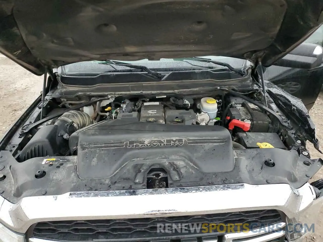 11 Photograph of a damaged car 3C6UR5CL1NG252490 RAM 2500 2022