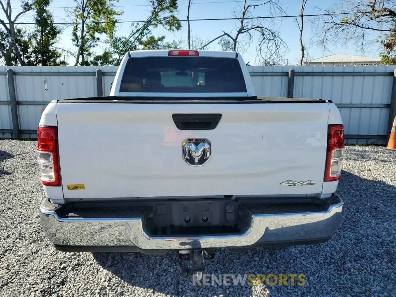 6 Photograph of a damaged car 3C6UR5CL3NG176111 RAM 2500 2022