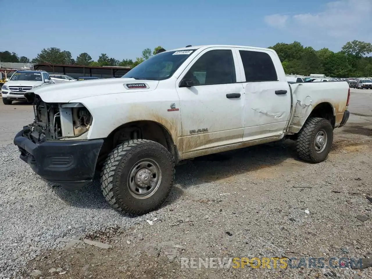 1 Photograph of a damaged car 3C6UR5CL5NG139495 RAM 2500 2022