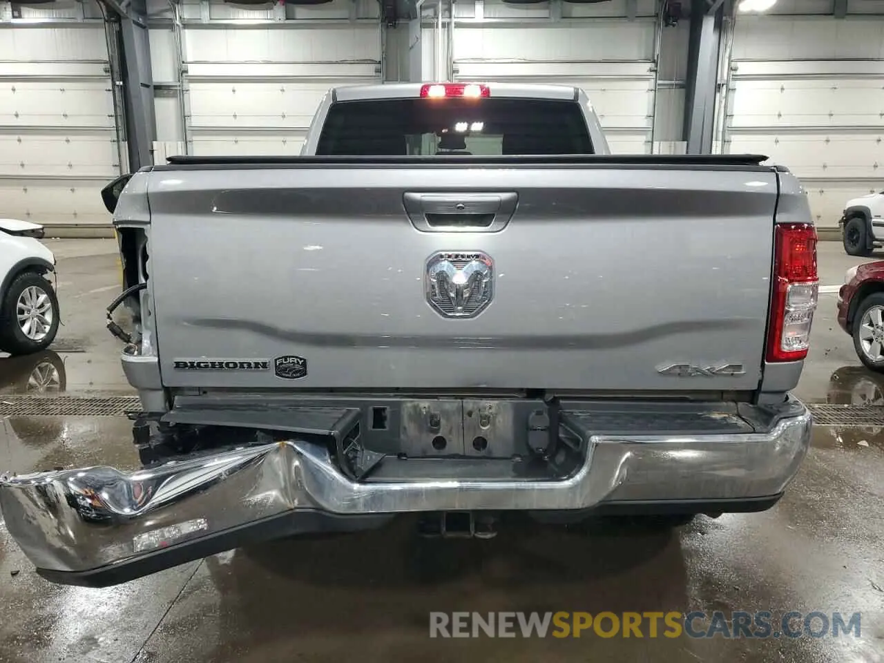 6 Photograph of a damaged car 3C6UR5DJXNG248029 RAM 2500 2022