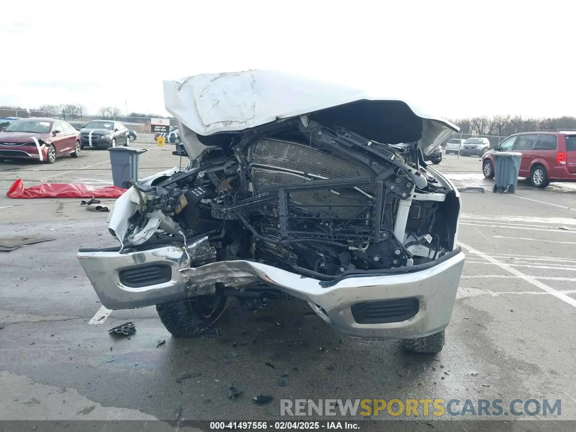 6 Photograph of a damaged car 3C6UR5DL0NG103812 RAM 2500 2022