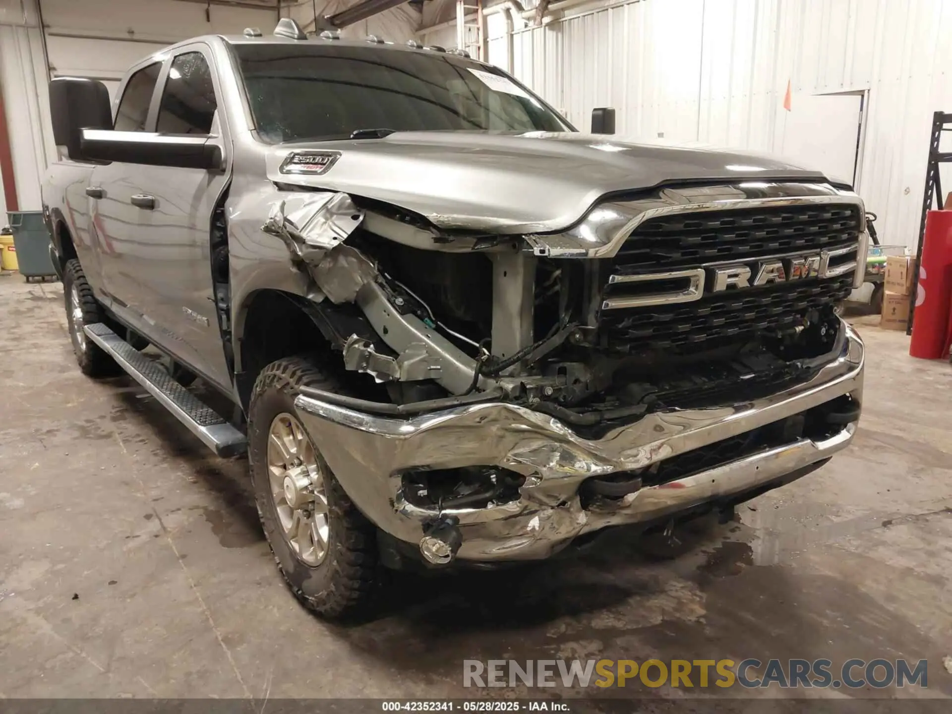 6 Photograph of a damaged car 3C6UR5DL0NG370058 RAM 2500 2022