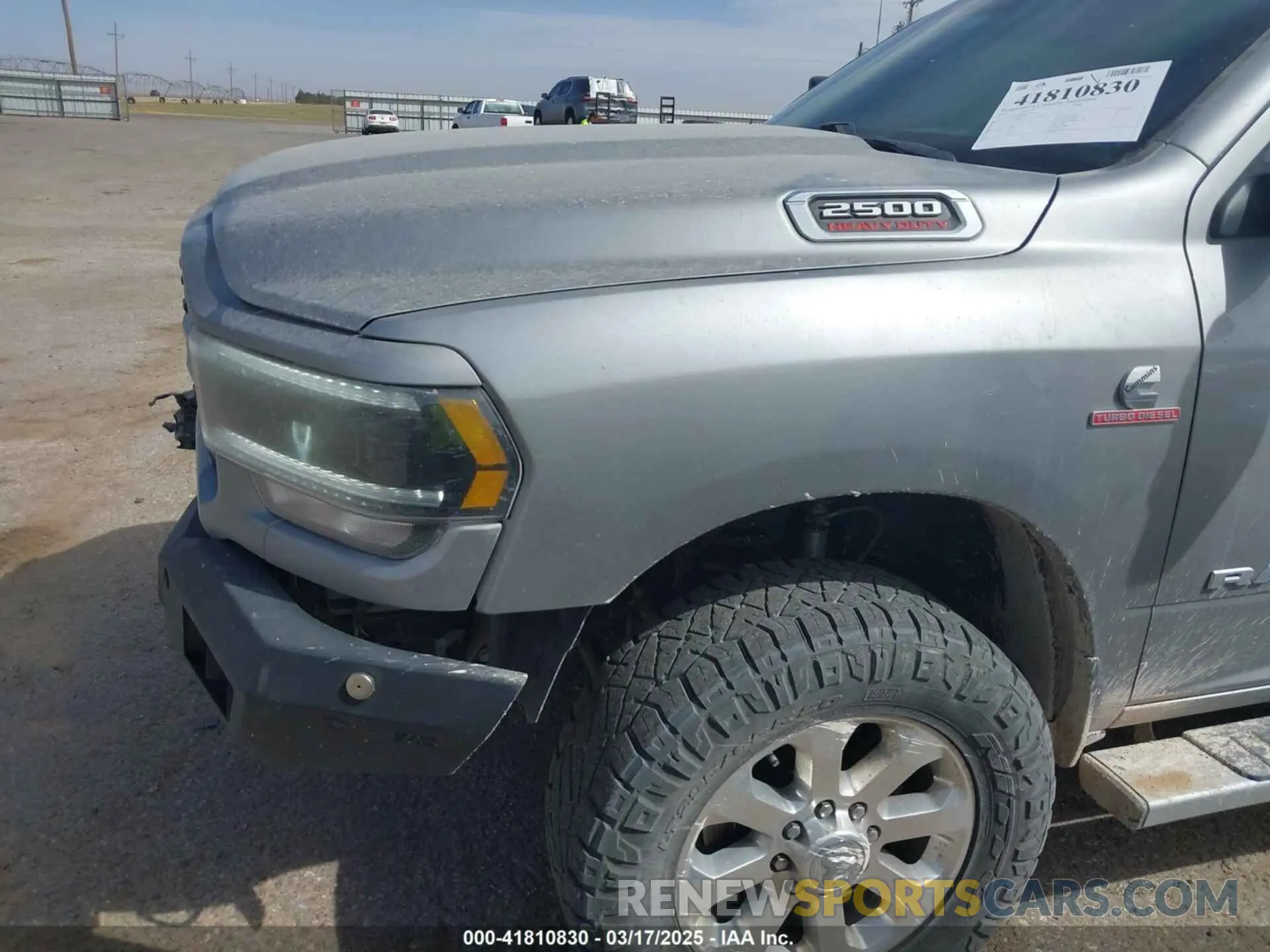 6 Photograph of a damaged car 3C6UR5DL1NG178793 RAM 2500 2022