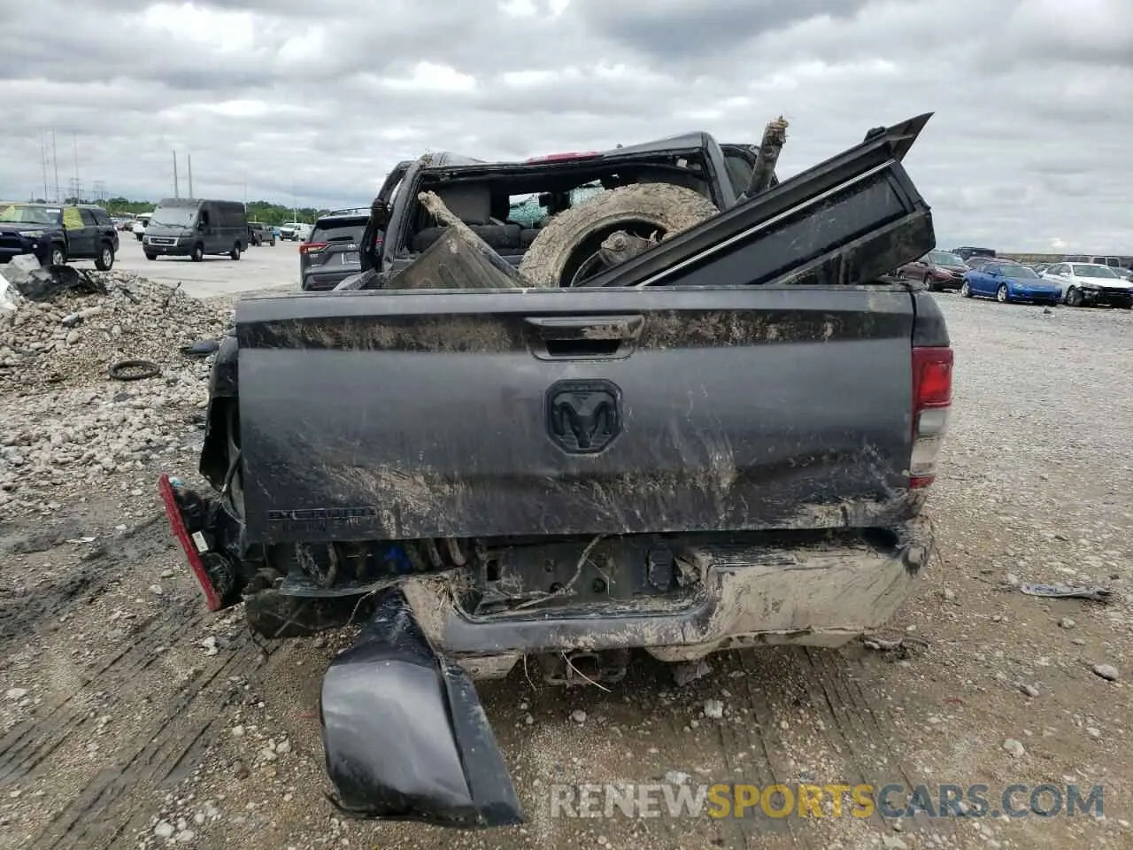 6 Photograph of a damaged car 3C6UR5DL4NG185799 RAM 2500 2022