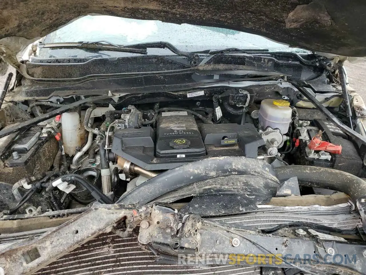 11 Photograph of a damaged car 3C6UR5DL5NG410375 RAM 2500 2022