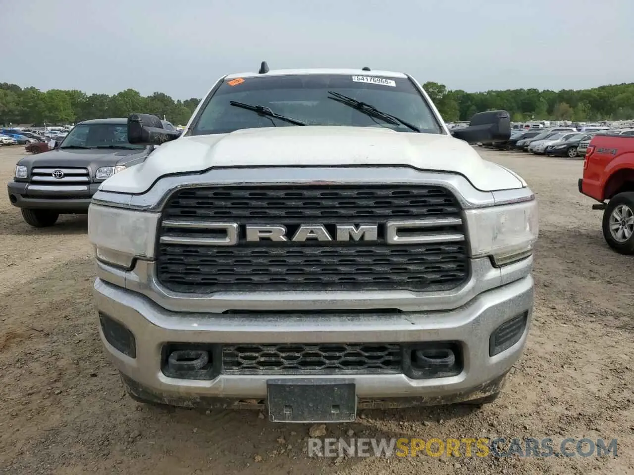5 Photograph of a damaged car 3C6UR5DL6NG254878 RAM 2500 2022