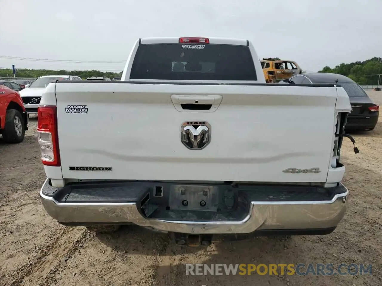 6 Photograph of a damaged car 3C6UR5DL6NG254878 RAM 2500 2022