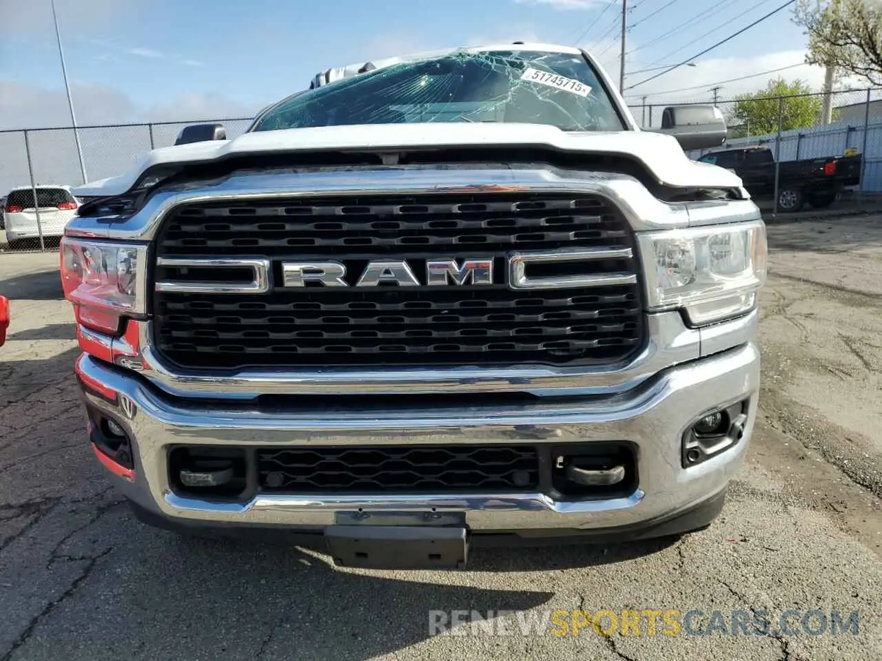 5 Photograph of a damaged car 3C6UR5DL6NG322208 RAM 2500 2022