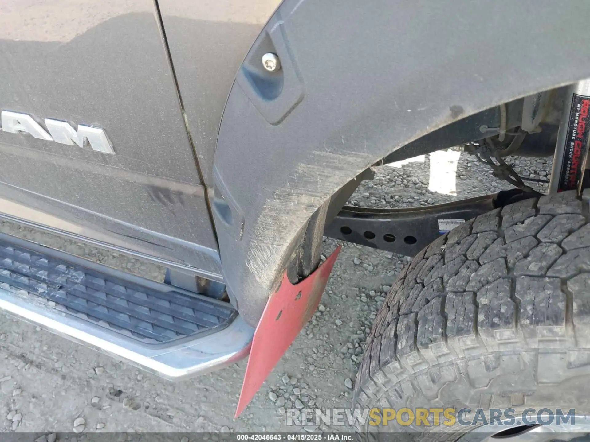 17 Photograph of a damaged car 3C6UR5DL8NG324154 RAM 2500 2022