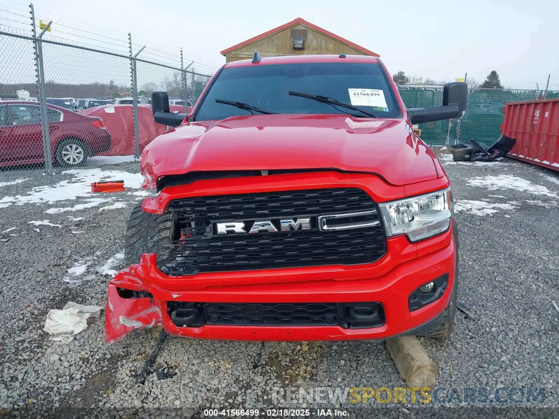12 Photograph of a damaged car 3C6UR5DL9NG129695 RAM 2500 2022