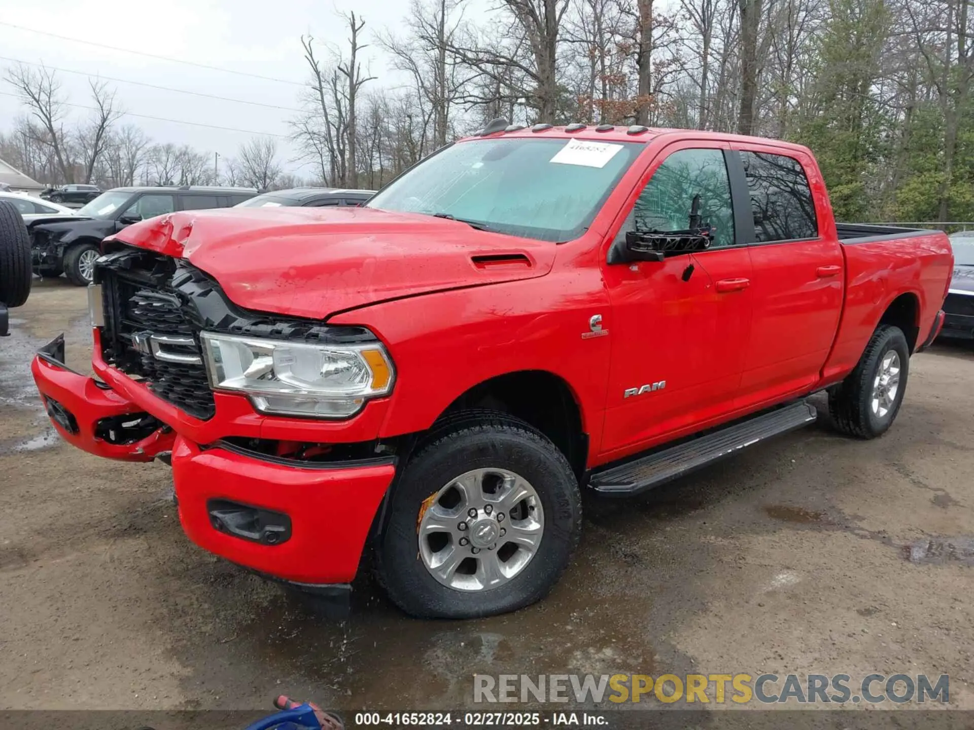 2 Photograph of a damaged car 3C6UR5DLXNG149728 RAM 2500 2022