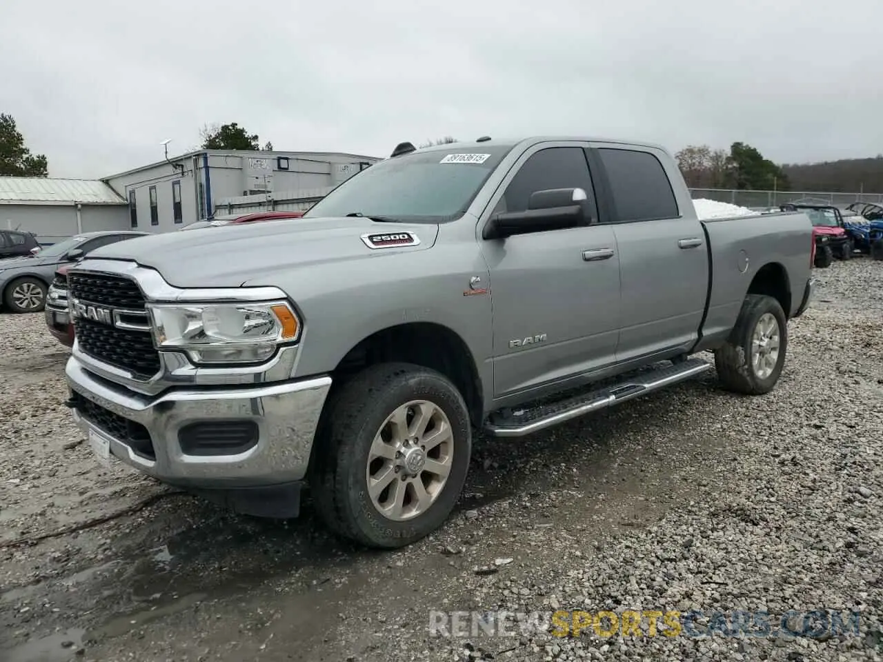 1 Photograph of a damaged car 3C6UR5DLXNG182339 RAM 2500 2022