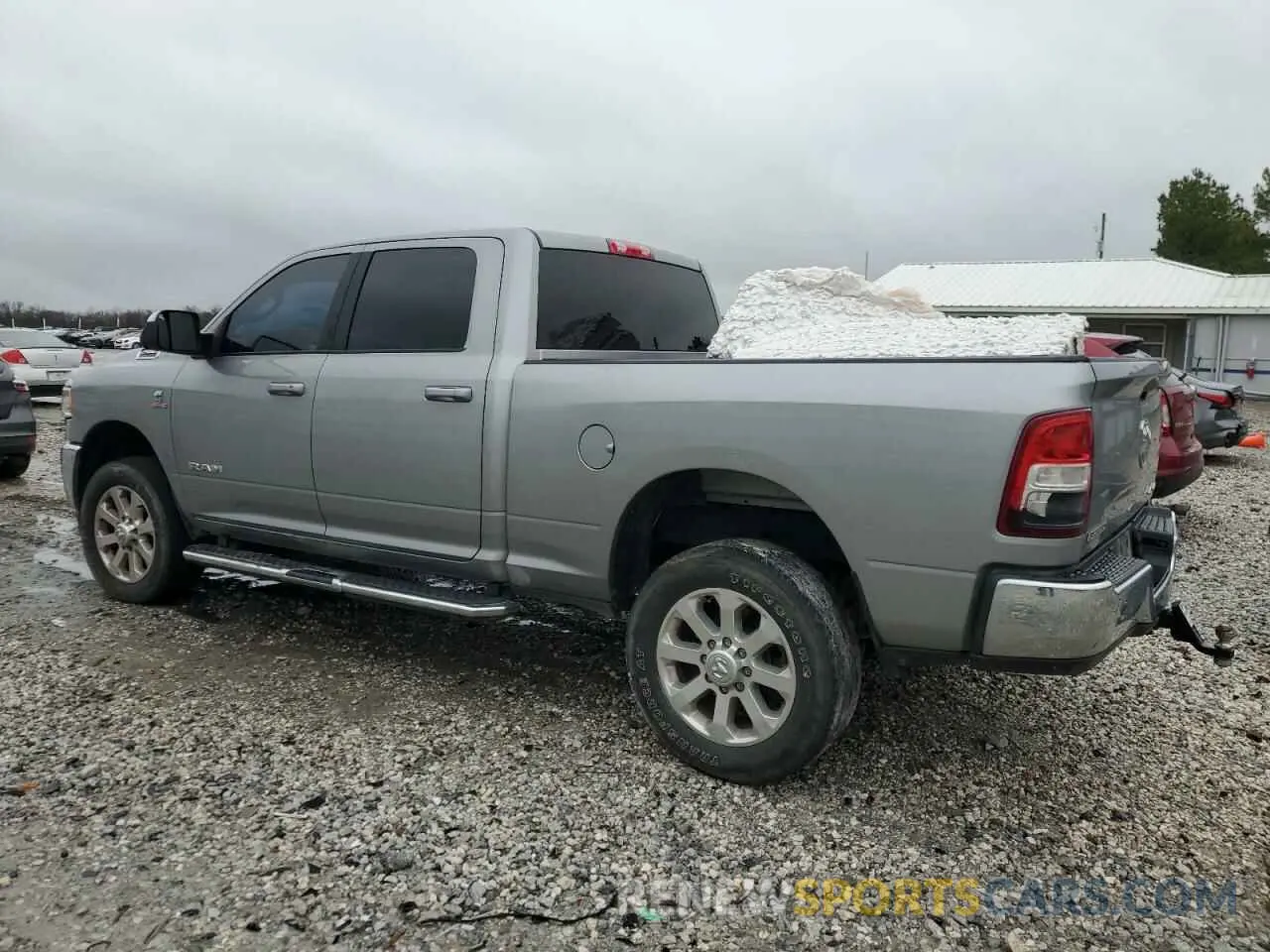 2 Photograph of a damaged car 3C6UR5DLXNG182339 RAM 2500 2022