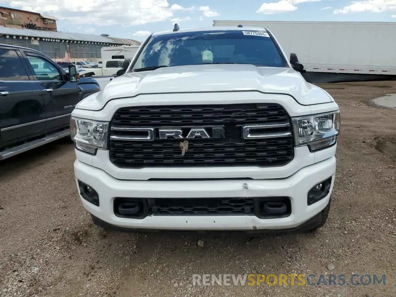 5 Photograph of a damaged car 3C6UR5DLXNG183393 RAM 2500 2022
