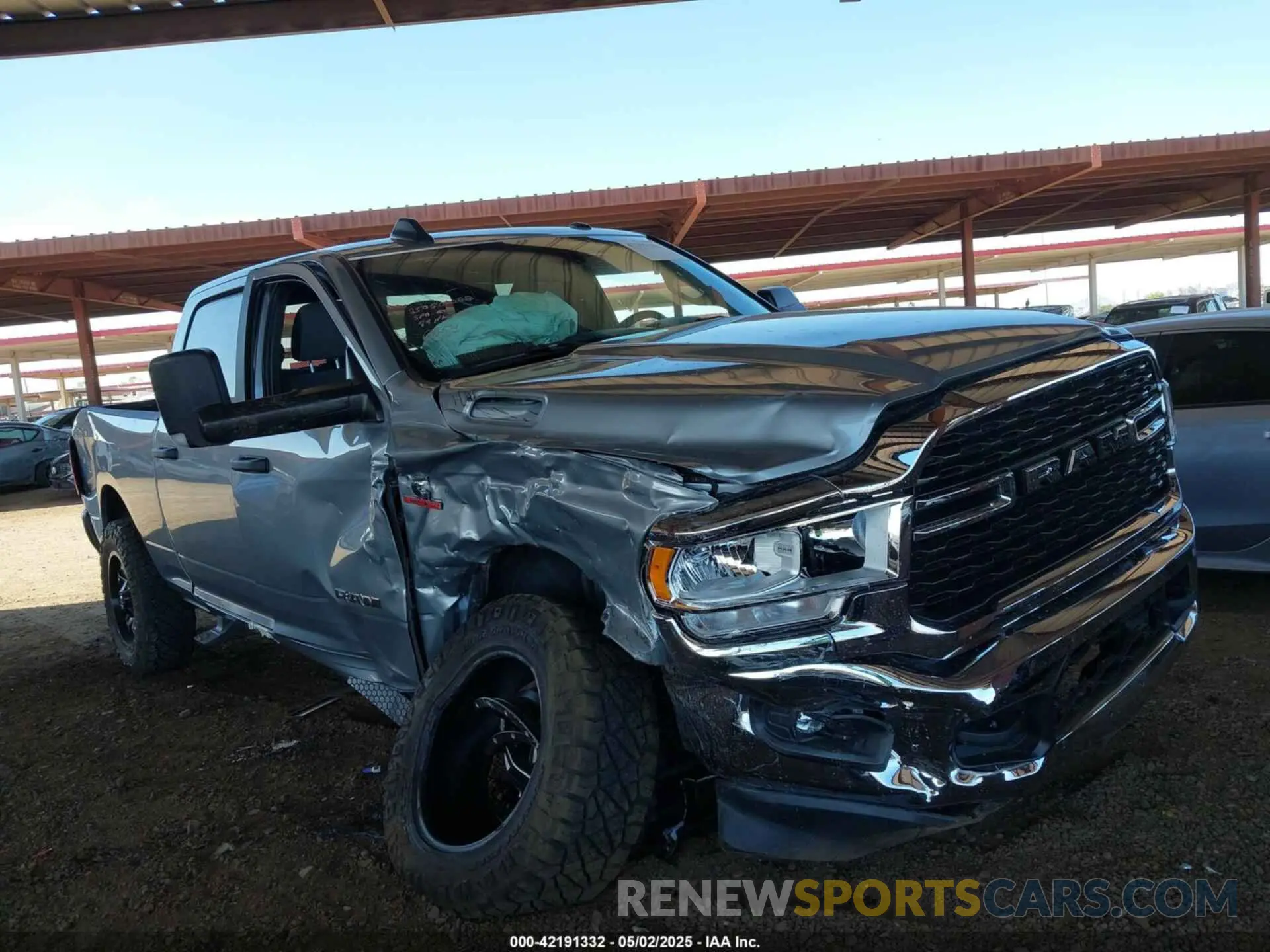 6 Photograph of a damaged car 3C6UR5DLXNG306254 RAM 2500 2022