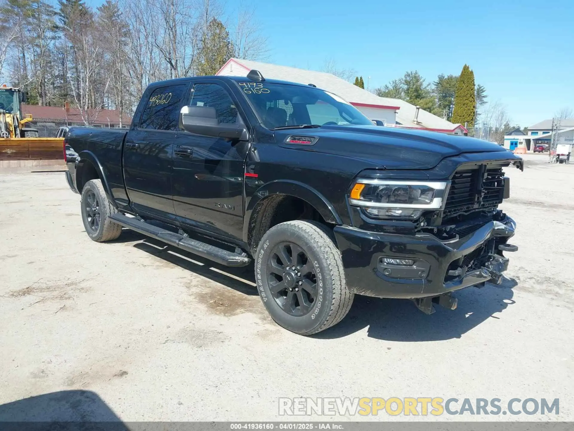 1 Photograph of a damaged car 3C6UR5FL0NG104956 RAM 2500 2022