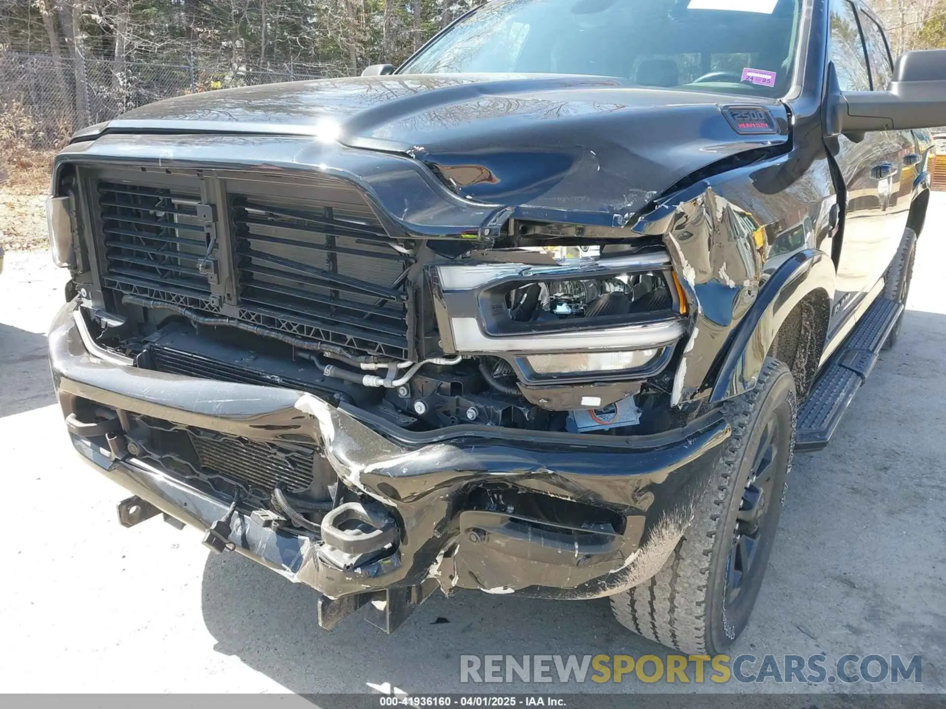 6 Photograph of a damaged car 3C6UR5FL0NG104956 RAM 2500 2022