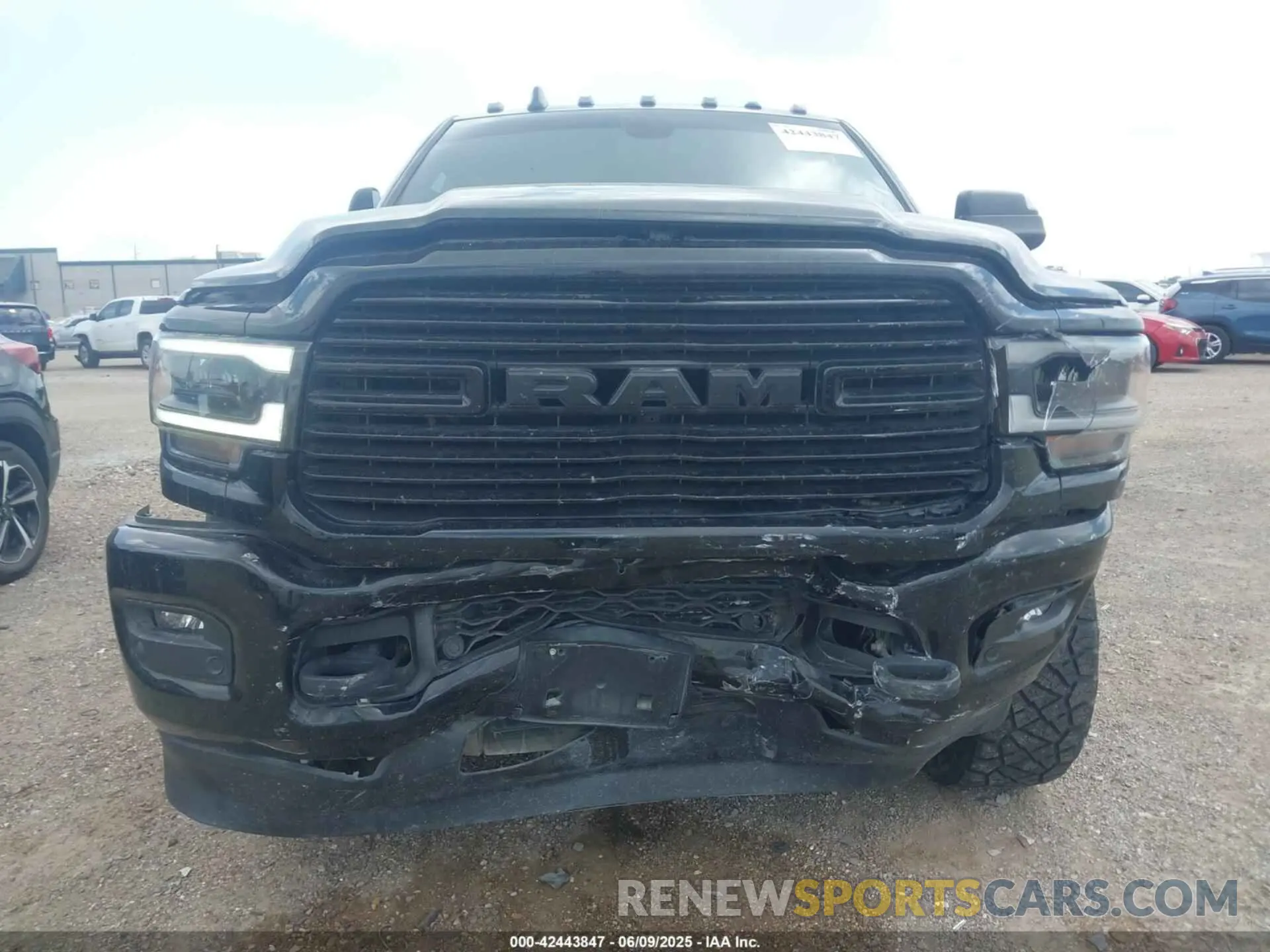 6 Photograph of a damaged car 3C6UR5FL1NG230307 RAM 2500 2022
