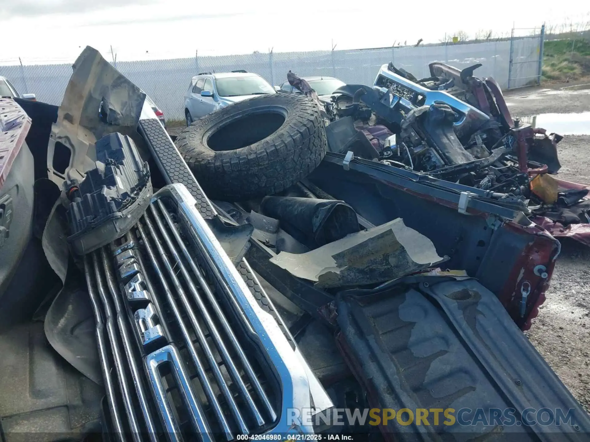 11 Photograph of a damaged car 3C6UR5FL1NG253134 RAM 2500 2022